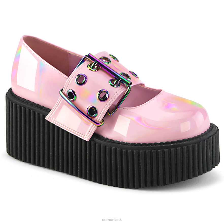 baby pink holo patent Demonia liana-230 P808378