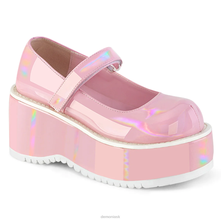 baby pink holo patent Demonia dollie-01 P8081098