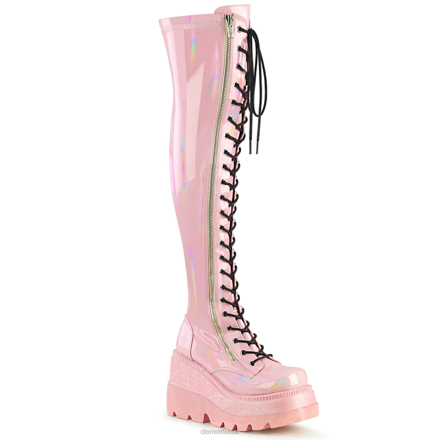 baby pink hologram stretch patent Demonia trepačka-374 P8081274